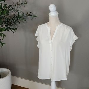 J crew white camp shirt